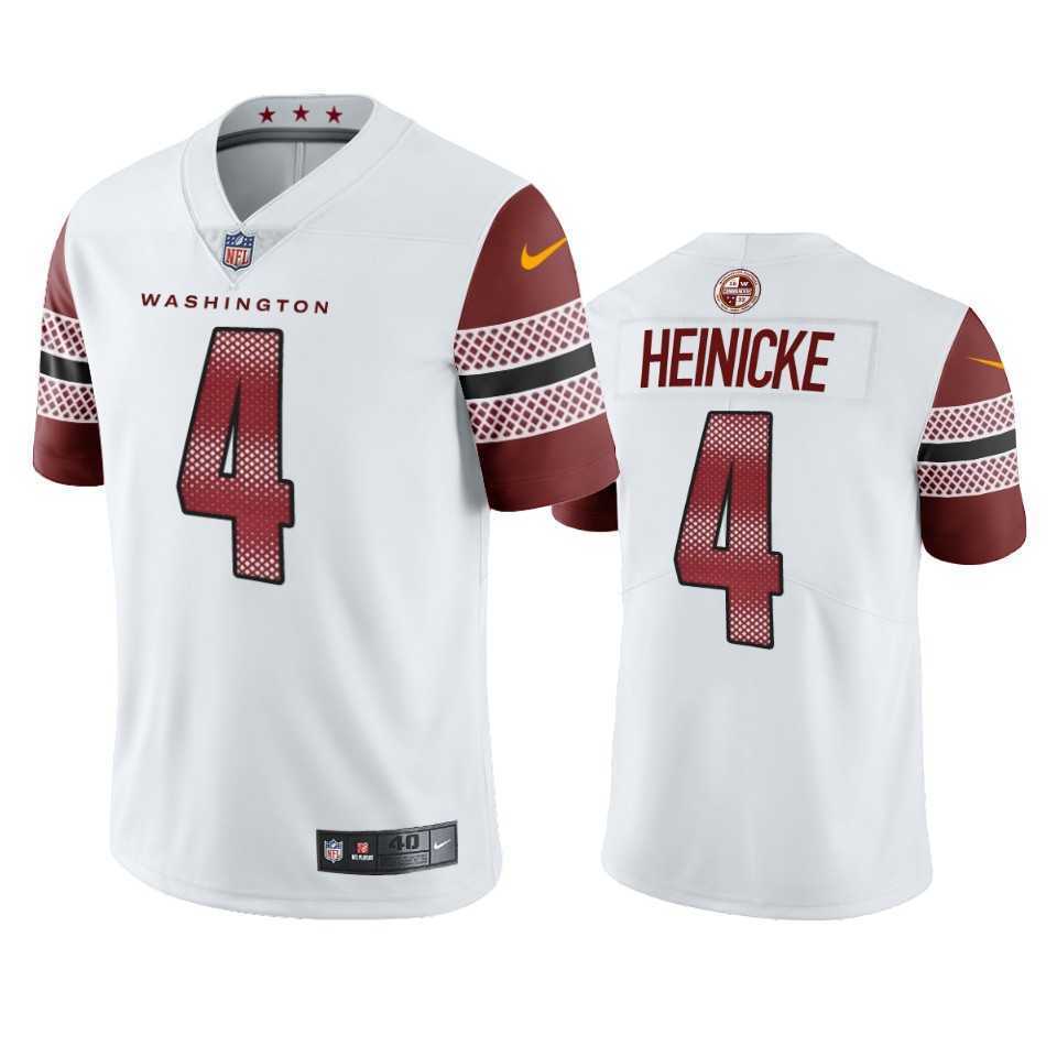Men & Women & Youth Washington Commanders 4 Taylor Heinicke White Vapor Limited Jersey->washington commanders->NFL Jersey